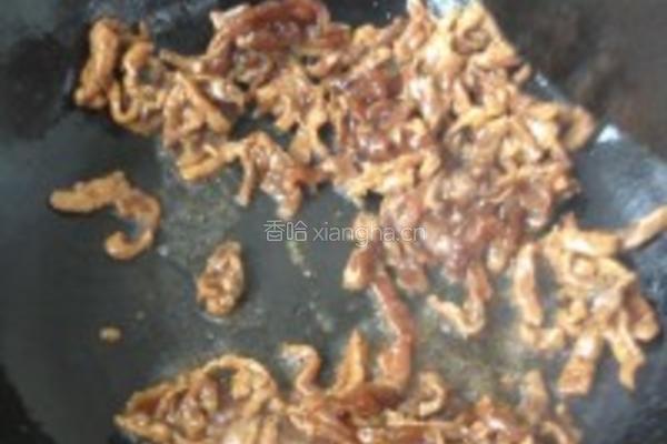 酸辣韭菜肉丝的做法图解4
