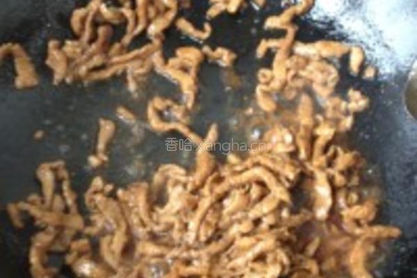 酸辣韭菜肉丝的做法图解5