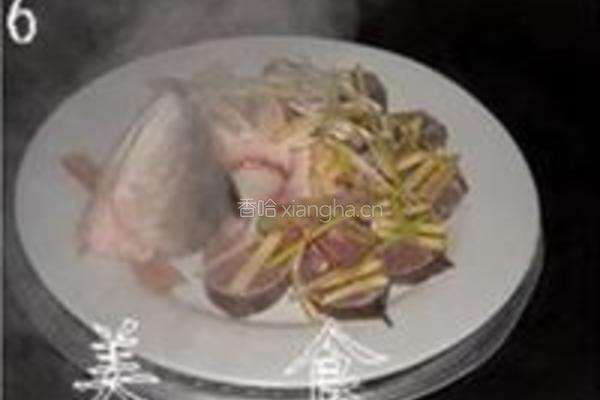 清蒸开屏鲈鱼的做法图解6