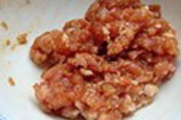 肉末炒瓠子的做法图解2