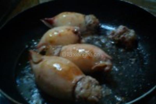 乌贼烧肉末的做法图解5
