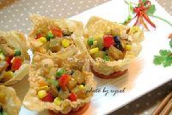 五彩榨菜的做法图解1