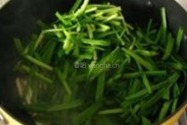香干炒韭菜的做法图解5