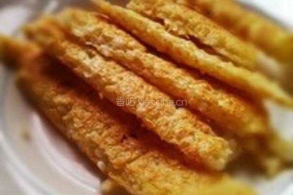 鸡蛋香米饼的做法图解6