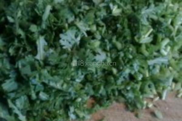 瑶柱茼蒿小豆腐的做法图解3