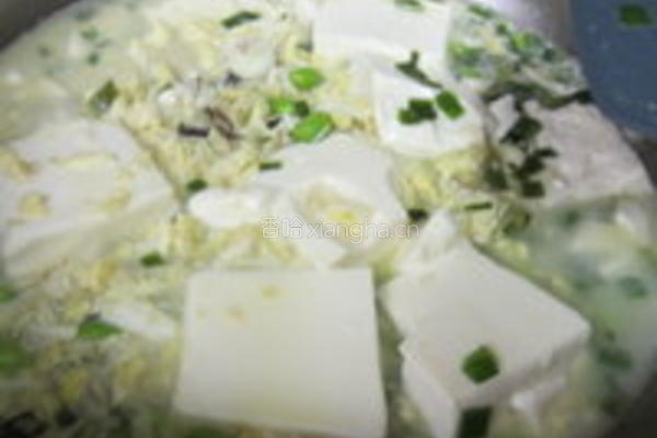 蟹肉豆腐煲的做法图解15