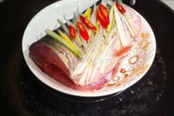 清蒸鱼腩的做法图解5