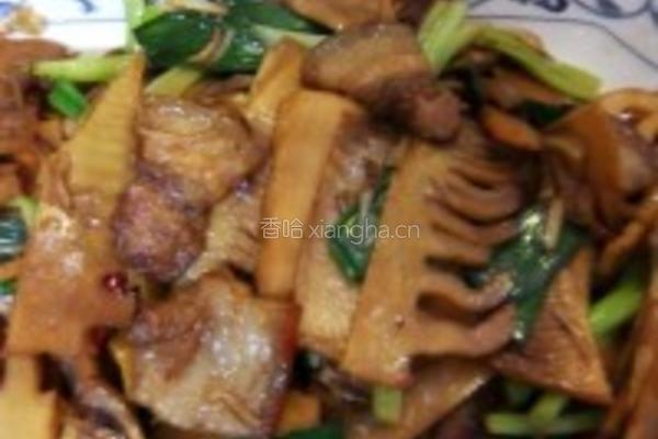 春笋炒五花肉的做法图解5