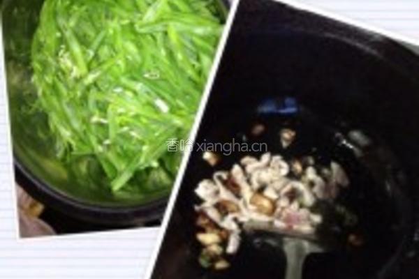 清炒芸豆丝的做法图解1