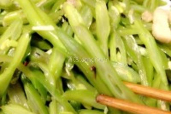 清炒芸豆丝的做法图解4