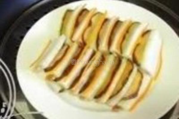 火腿东瓜夹的做法图解4