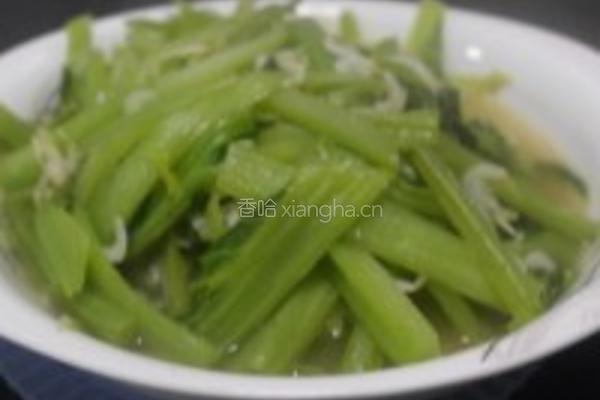 虾米盖菜的做法图解1