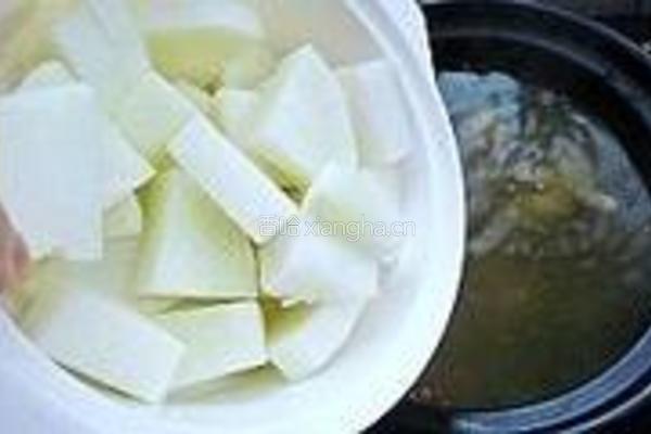 白萝卜煲牛肉的做法图解9