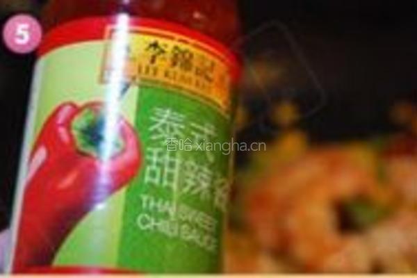 橄榄油甜辣虾仁的做法图解5