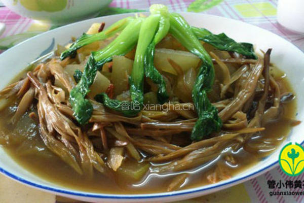 黄花菜炒冬瓜