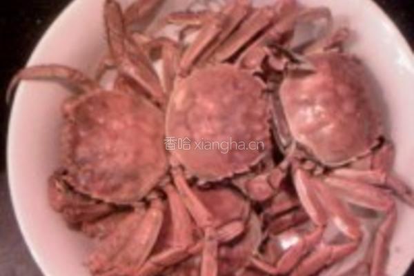 焖毛蟹的做法图解4
