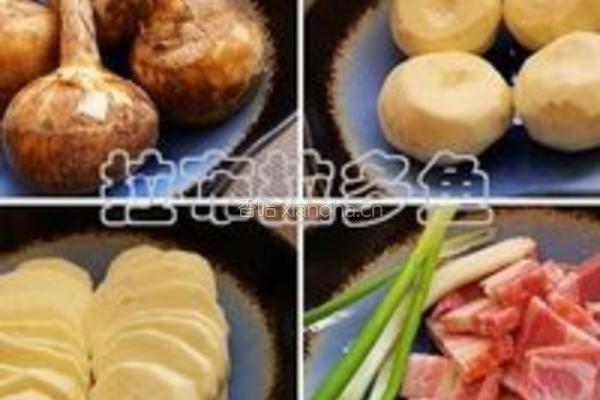 茨菰烧培根的做法图解1