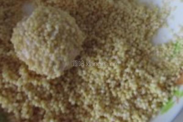 小米豆腐虾仁丸的做法图解8