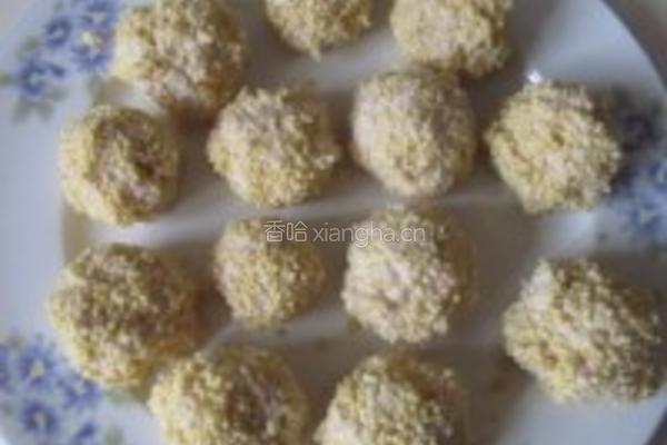 小米豆腐虾仁丸的做法图解9