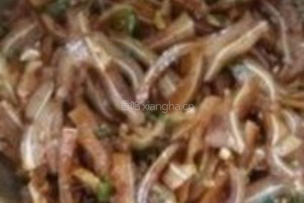 凉拌卤耳片的做法图解7