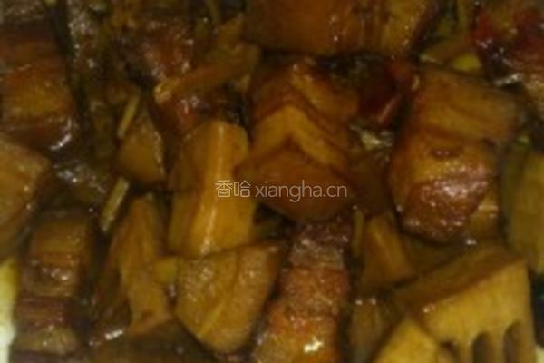 红烧肉闷春笋的做法图解3