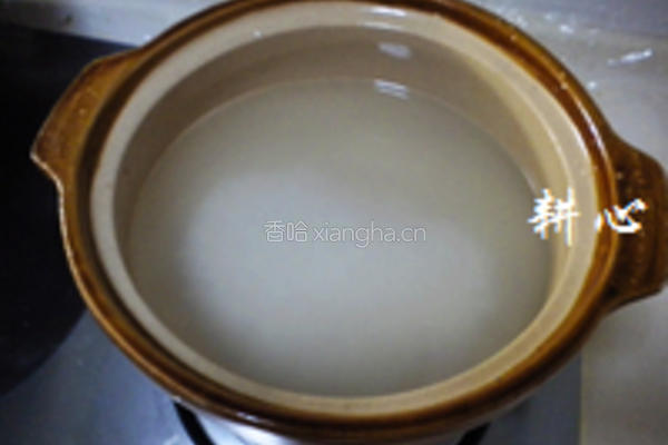 猪肝排骨粥的做法图解5