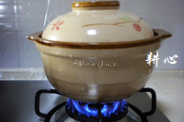 猪肝排骨粥的做法图解6