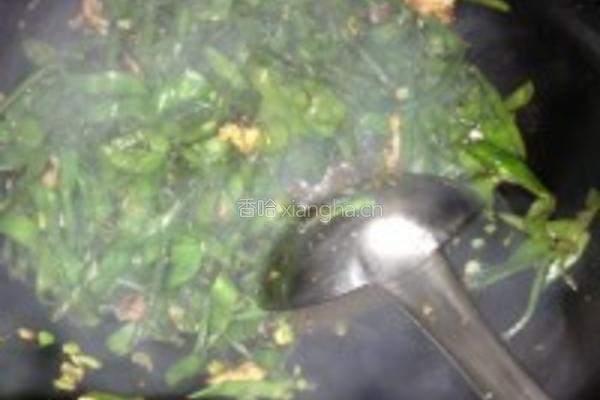 肉炒扁豆丝的做法图解3