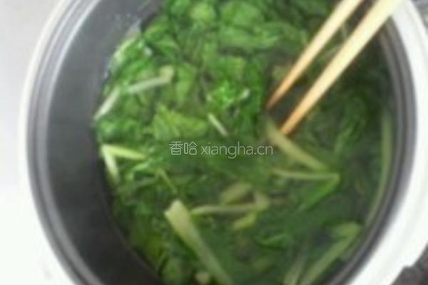 小白菜粉丝贡丸汤的做法图解1