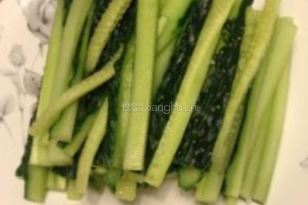 干豆腐卷大葱的做法图解2