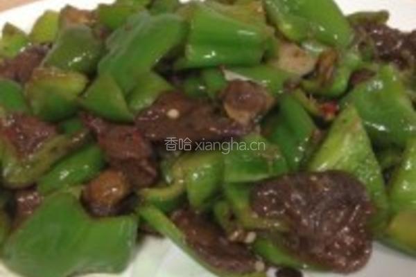 青椒松蘑的做法图解12