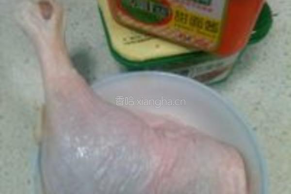 双酱烤鸭腿的做法图解1