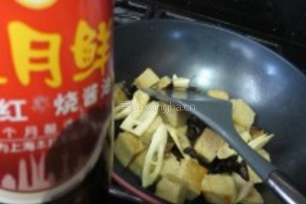 蜜汁红烧烤麸的做法图解5