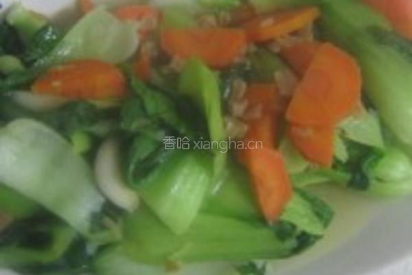 干贝小白菜的做法图解7
