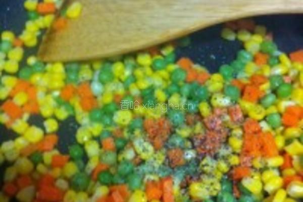 咖喱猪排蛋包饭的做法图解7