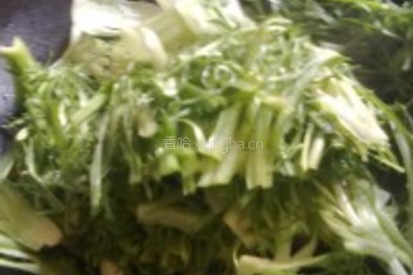 清炒苦菊的做法图解3