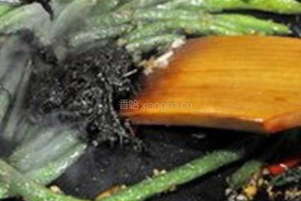 橄菜煸豆角的做法图解5