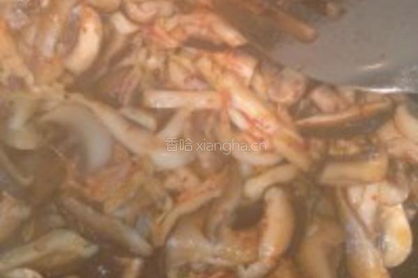 泡菜芝麻姐妹菇的做法图解6