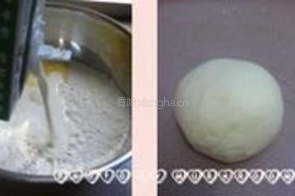 黄油香蒜熏肉肠面包的做法图解1