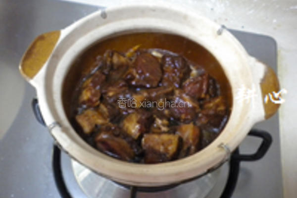 竹荪腐竹排骨煲的做法图解7
