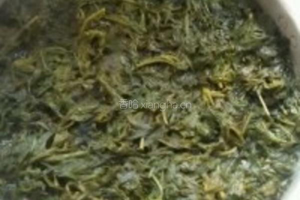 艾草糍粑的做法图解2