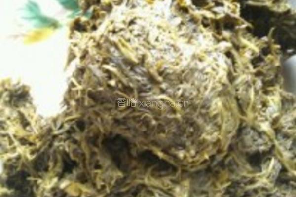 艾草糍粑的做法图解4
