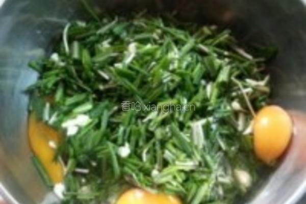野韭菜炒鸡蛋的做法图解4