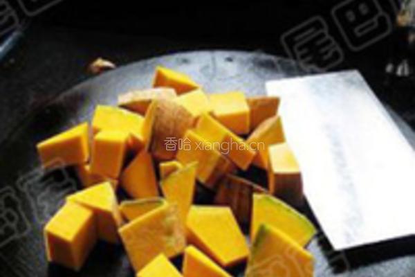 南瓜豆豉炒排骨的做法图解2