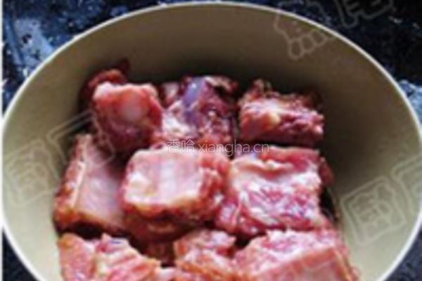 南瓜豆豉炒排骨的做法图解5