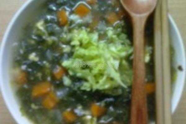 紫菜蛋花汤的做法图解3
