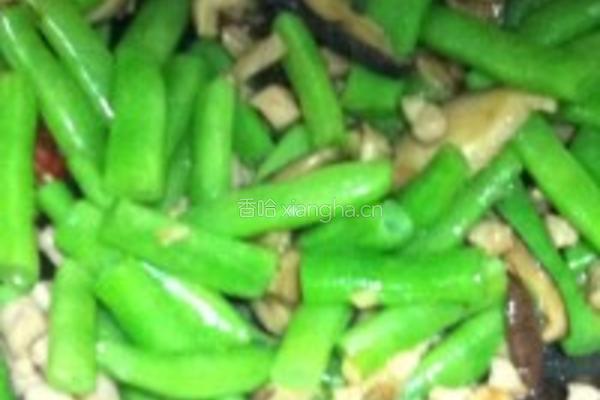 橄榄肉粒四季豆的做法图解4