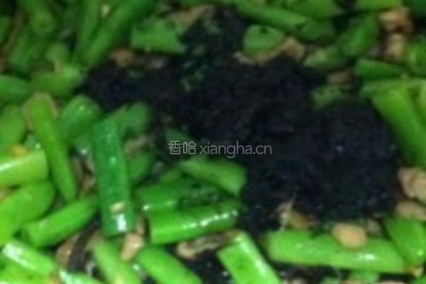 橄榄肉粒四季豆的做法图解5