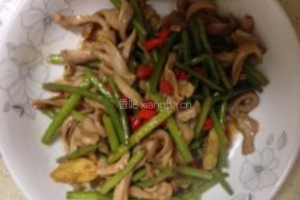 香辣蒜苗猪肚条的做法图解6
