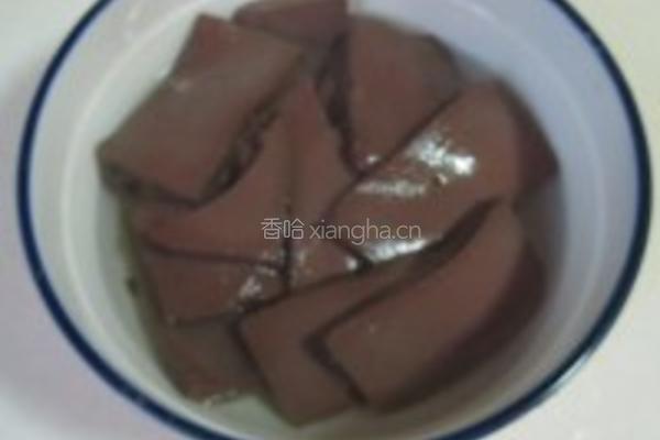 酸菜烧血旺的做法图解3